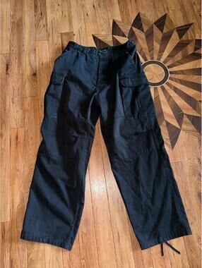 VTG Delf KSS Sportswear Mens Cargo Pants Size 34-36X32 Skating Pants